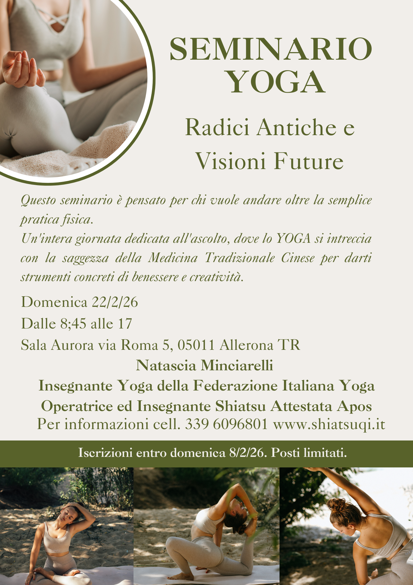 Volantino seminario Yoga 